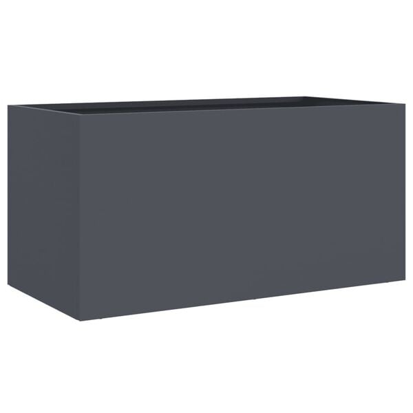 vidaXL Pflanzk&uuml;bel Anthrazit 62x30x29 cm Stahl