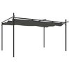 vidaXL Pergola mit Schiebedach Anthrazit 395x292x230 cm
