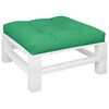 vidaXL Palettenkissen Gr&uuml;n 70x70x12 cm Stoff