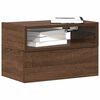 vidaXL Wand-Nachttisch Braun Eichen-Optik 45x26x28,5 cm
