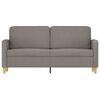 vidaXL 2-Sitzer-Sofa Taupe 140 cm Stoff