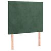 vidaXL Bettgestell ohne Matratze Dunkelgr&uuml;n 90x190 cm Samt