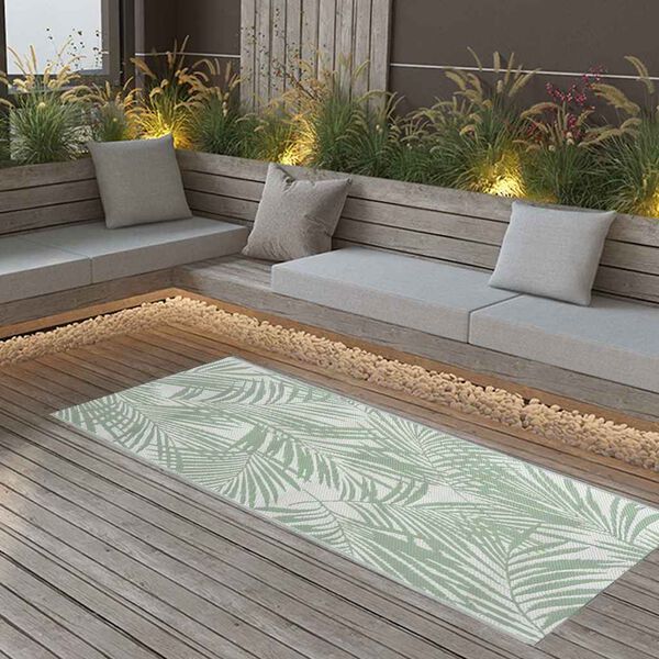 vidaXL Outdoor-Teppich ARAKIL Gr&uuml;n 80x150 cm PP