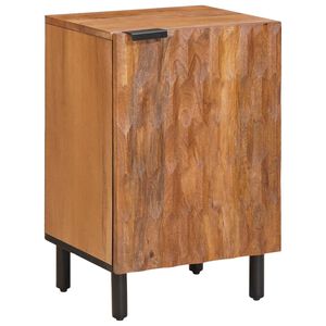 vidaXL Badezimmerschrank Braun 38 x 33 x 58 cm Massivholz Mango