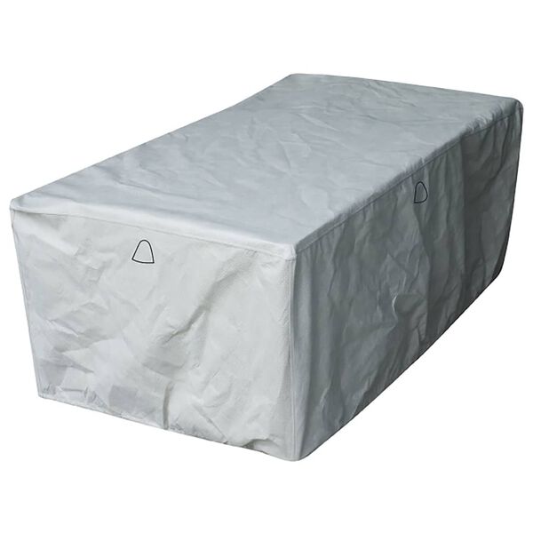 Eurotrail Schutzh&uuml;lle f&uuml;r Gartentisch 160x90x75 cm Grau