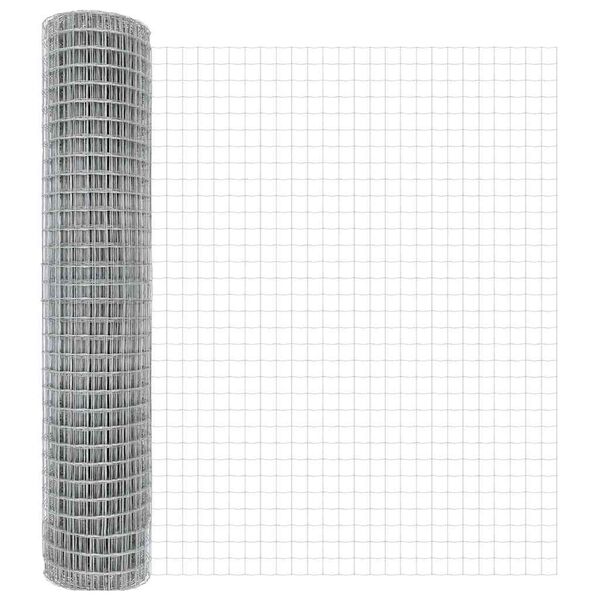 vidaXL Eurozaun 1,6 x 10 m PVC-beschichtetes Eisen