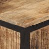 vidaXL Konsolentisch 100x35x70 cm Raues Massivholz Mango