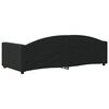 vidaXL Tagesbett Schwarz 90x200 cm Stoff