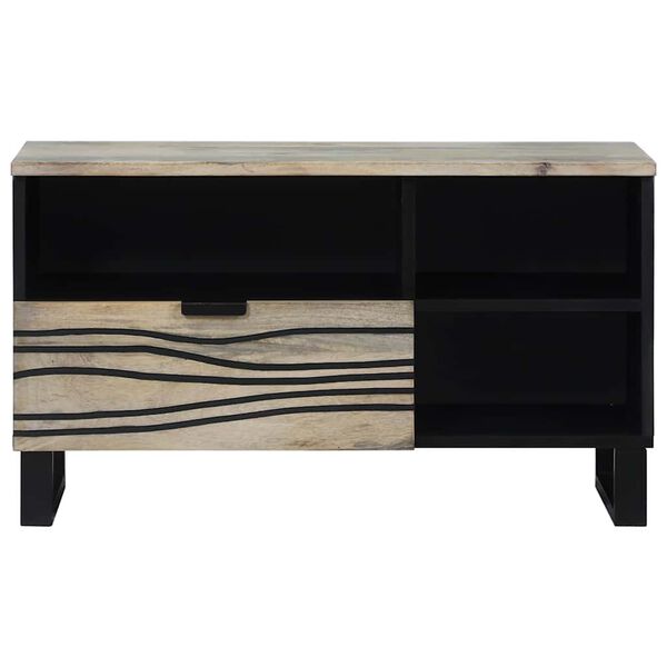 vidaXL TV-Einheiten mit Schubladen Weiß 80 x 33 x 46 cm Holzwerkstoff