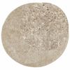 vidaXL Teppich ISTAN Hochflor Gl&auml;nzend Beige &Oslash; 160 cm