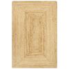 vidaXL Bereichsteppiche Natur 240 x 240 cm Jute