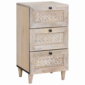 vidaXL Sideboard mit Schubladen Wei&szlig; 33,5 x 40 x 75 cm