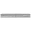 vidaXL Bettschubladen Graues Sonoma 160 x 36,5 x 16,5 cm Holzwerkstoff