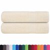 vidaXL Duscht&uuml;cher FROGN 2 Stk. Creme 70x140 cm 360 g/m&sup2;