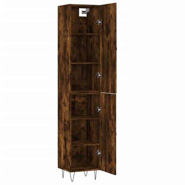 vidaXL Highboard R&auml;uchereiche 34,5x34x180 cm Holzwerkstoff