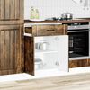 vidaXL K&uuml;chen-Unterschrank Lucca R&auml;uchereiche Holzwerkstoff