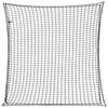 vidaXL Anh&auml;ngernetz mit Gummiseil Schwarz 3x3 m PP