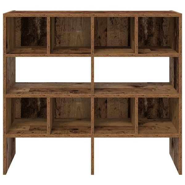 vidaXL Schuhregale 2 Stk. Stapelbar Altholz-Optik 89,5x30x40 cm