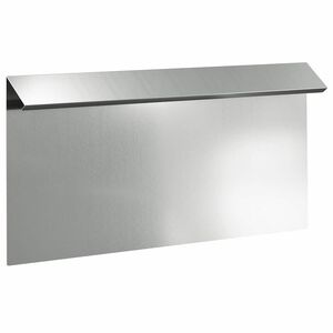 vidaXL Schneckenzaun 50 x 3,5 x 25 cm Verzinkter Stahl Silber