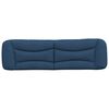 vidaXL Kopfteil-Kissen "Hvar" Blau 180 cm Stoff