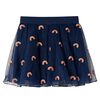 Kinderrock mit T&uuml;ll Marineblau 128