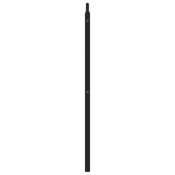 vidaXL Kopfteil Metall Schwarz 150 cm
