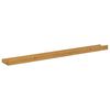 vidaXL Wandregal mit Regal 2 pcs Beige 80 x 9 x 3 cm Holzwerkstoff