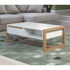 Trendteam Couchtisch Dakota Wei&szlig; und Artisan Eiche