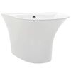 vidaXL Waschbecken Wei&szlig; 47 x 45 x 37 cm Glasierte Keramik