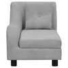 vidaXL Hundesofa mit Kissen Grau 83x44x44 cm Pl&uuml;sch