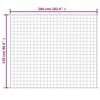 vidaXL Gewichtsdecke Hellcreme 220x260 cm 11 kg Stoff