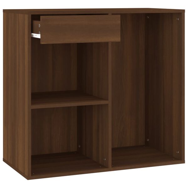 vidaXL Kosmetikschrank Braun Eichen-Optik 80x40x75 cm Holzwerkstoff