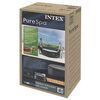 INTEX Spa-Abdeckung Dunkelgrau 180 x 180 cm PVC und PU