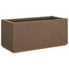 vidaXL Gartenblumenbox Braun 80 x 36 x 35 cm PP