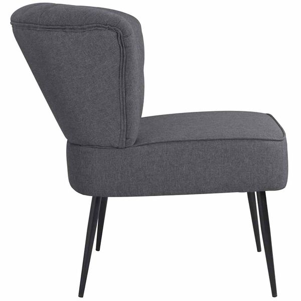 vidaXL Cocktailsessel Dunkelgrau Stoff