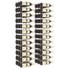 vidaXL Wand-Weinregal f&uuml;r 36 Flaschen 2 Stk. Wei&szlig; Eisen