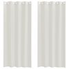 vidaXL Voile-Vorhang 2 stk. Creme 225 x 140 cm Polyester
