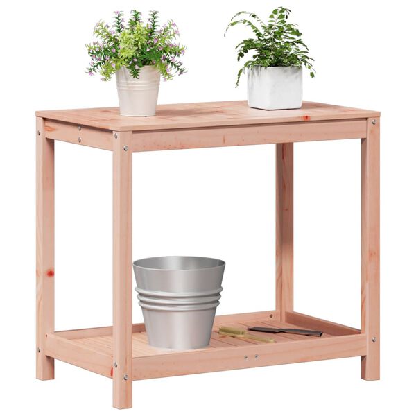 vidaXL Pflanztisch mit Ablage 82,5x50x75 cm Massivholz Douglasie