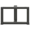 vidaXL Couchtischbeine T-Form 2 Stk. Anthrazit 40x25x(30-31) cm Stahl