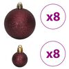 vidaXL Weihnachtskugeln 100 Stk. Champagner und Braun 3 / 4 / 6 cm
