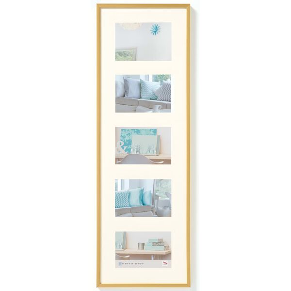 Walther Design Bilderrahmen New Lifestyle 5x10x15 cm Golden