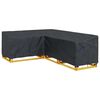 vidaXL M&ouml;belbezug Schwarz 260 x 210 x 80 cm 210D Oxford Stoff
