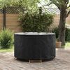 vidaXL Gartenm&ouml;belabdeckung Schwarz 128 x 128 x 71 cm 210D-Gewebe