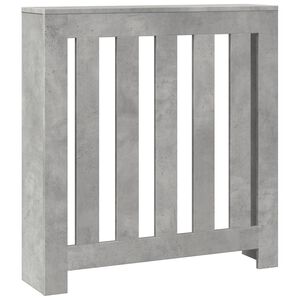 vidaXL Heizk&ouml;rperabdeckung Betongrau 78 x 20 x 82 cm Holzwerkstoff
