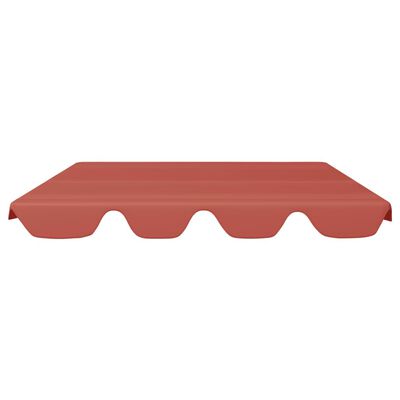 vidaXL Ersatzdach für Hollywoodschaukel Terracotta 188/168x145/110 cm