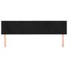 vidaXL Kopfteile 2 Stk. Schwarz 100x5x78/88 cm Samt