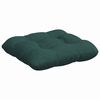 vidaXL Sitzkissen 4 pcs Dunkelgr&uuml;n 40 x 40 x 12 cm Stoff