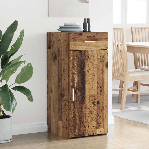 vidaXL Sideboard Artisan-Eiche 42,5 x 40 x 93 cm Holzwerkstoff