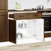 vidaXL K&uuml;chen-Unterschrank Lucca Braun Eichen-Optik Holzwerkstoff