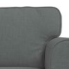 vidaXL Sofa 2 pcs Dunkelgrau